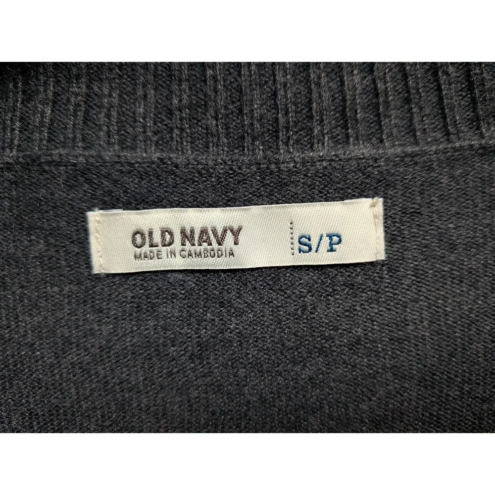 Old Navy Cardigan Women S 2010s Y2K Preppy Academic Argyle Knit V-Neck Layering